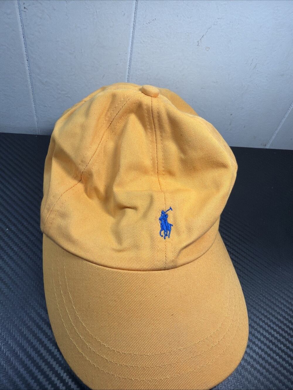Vintage Polo Ralph Lauren Hat Cap Yellow One Size R2